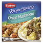 SOUP SECRETS Lipton Recipe Soup and Dip Mix, Onion Mushroom, 1.8 oz, Pack of 12