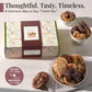 Broadway Basketeers Brownie and Cookie Gift Box, Medium Size, Thank You Color, Ideal for Teachers, Nurses, and Families