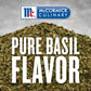 Mccormick Culinary Basil Leaves, 5 Oz - One 5 Ounce Container Of Dried Basil Seasoning With Authentic, Fresh Flavor, Pairs Well With Pasta, Pizzas, Poultry, Sauces And More