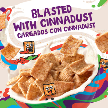 Cinnamon Toast Crunch Breakfast Cereal, Crispy Cinnamon Cereal, Large Size, 16.8 Oz