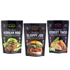 Urban Accents Plant Based Meatless Mixes - Gluten Free Plant Based Protein & Seasoning Blends - Vegetarian Korean BBQ Mix, Slopp