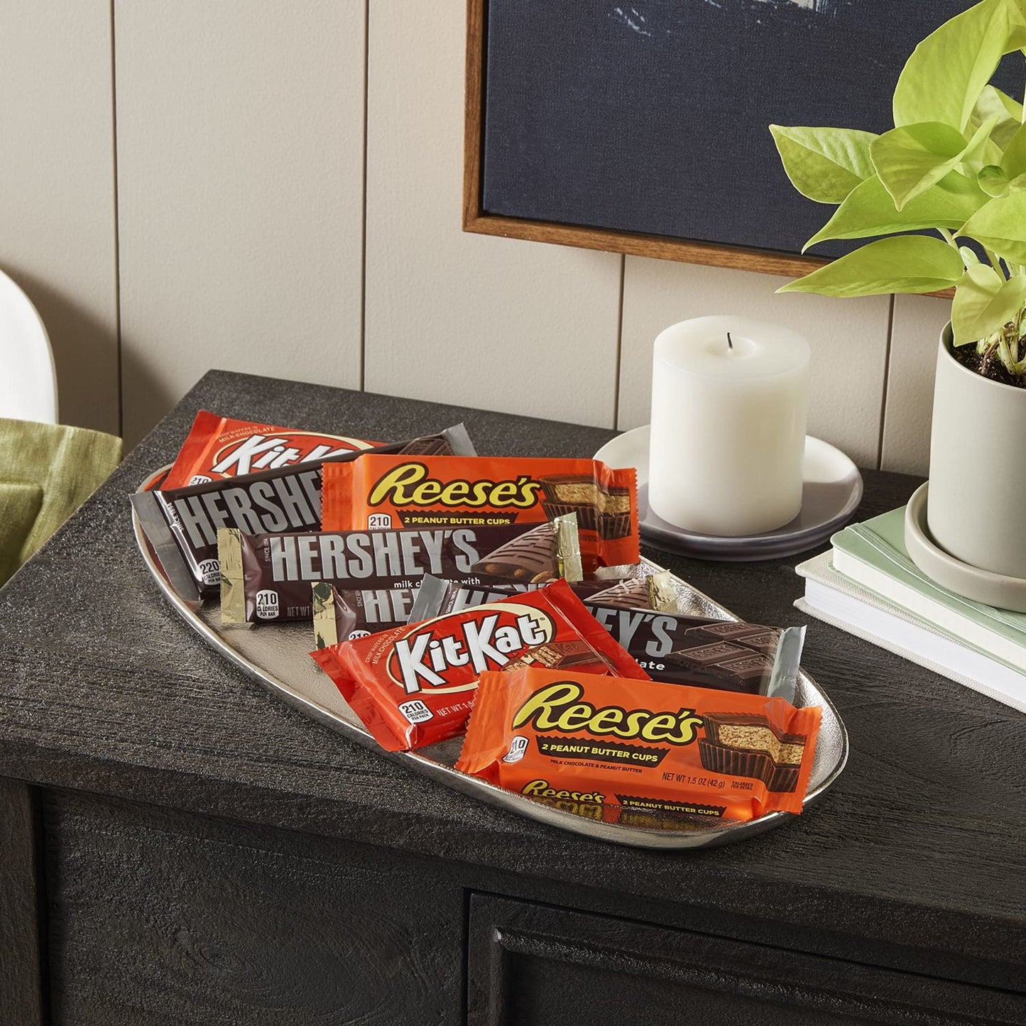 Hershey'S, Kit Kat And Reese'S Milk Chocolate Assortment Candy Bars, Individually Wrapped, 45 Oz Bulk Value Pack (30 Piece)