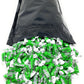 Bulk Green Apple Flavor Tootsie Roll Frooties Chewy Pink American Taffies Candy Individually Wrapped In Resealable Assortit Bag