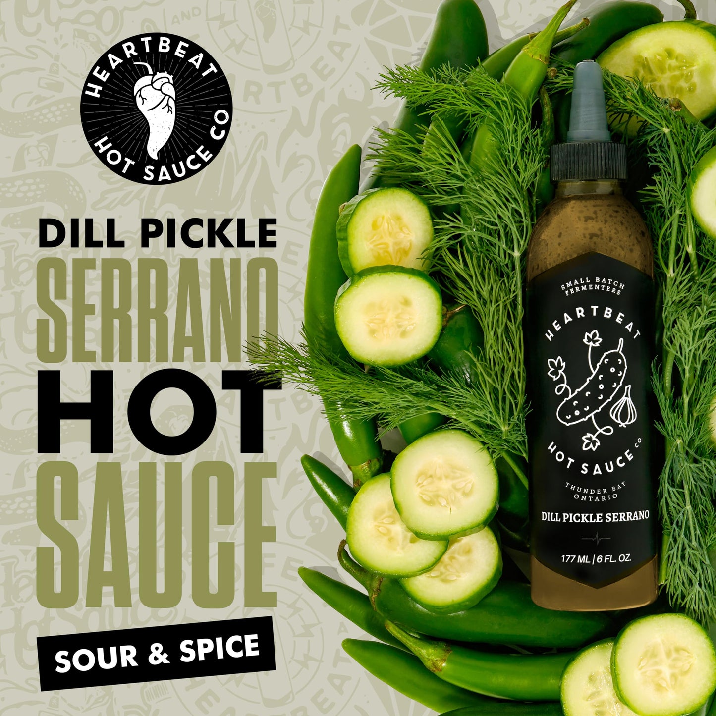 Heartbeat Hot Sauce Co. | Dill Pickle 6 Oz. 3 Pack
