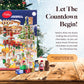 Madelaine Christmas Countdown Advent Calendar - 2023 Edition, 6 oz Solid Milk Chocolate, 24 Chocolates, Pack of 2