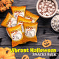 4Es Novelty 24 Pack Halloween Mini Marshmallows - Spook Poof - Indvidually Wrapped Vanilla Flavor - Halloweens Candy for Kids in Bulk  Snacks for Trick or Treat  17 Marshmallows in Each Bag