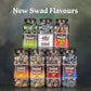 Swad Kaccha Aam Tangy Masala Candy Jar 150 Count Raw Mango Flavor Indian Chatpati Candy Mouth Freshener Sweet Spicy Hard Candy Desi Snack Travel Friendly For Kids Mature-Themeds