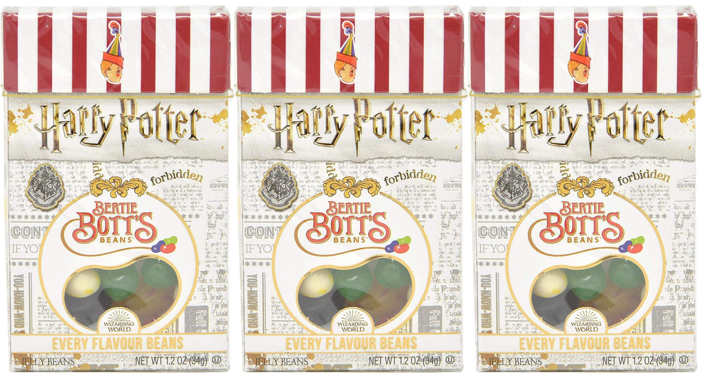 Jelly Belly Bertie Botts Every Flavour Jelly Beans, 1.2 OZ (Pack of 3), Black