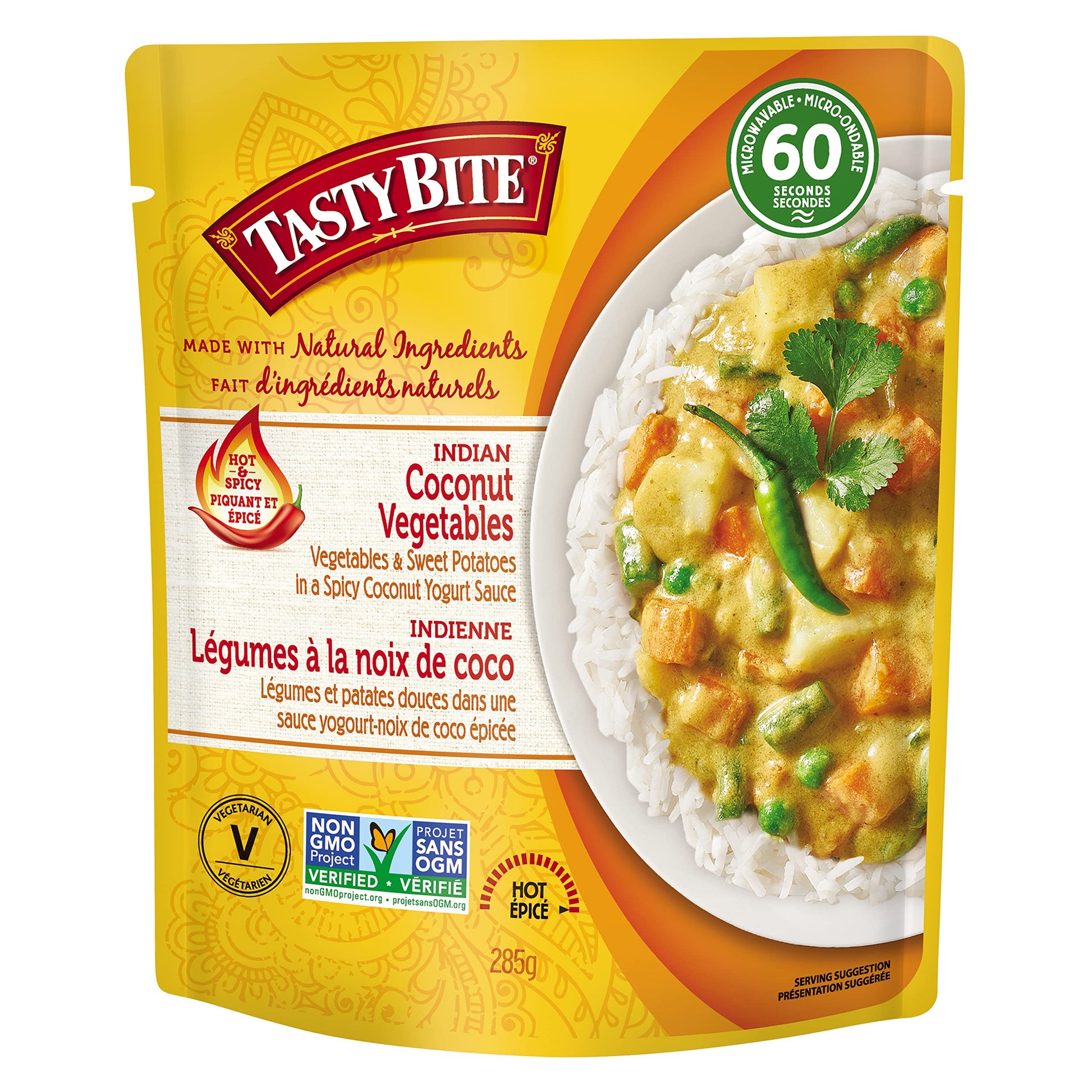 TASTY BITE ENTREE POUCH COCONUT VEG 10OZ