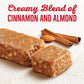 Nature Valley Creamy Protein Bars  Cinnamon Almond Butter  10g Protein Snacks  5 Bars  7.45 oz