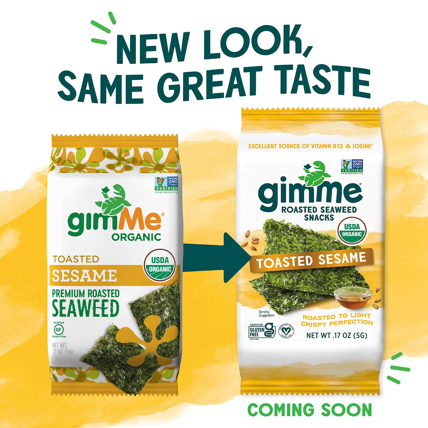 Gimme Seaweed - Toasted Sesame - 12 Count (5G)*
