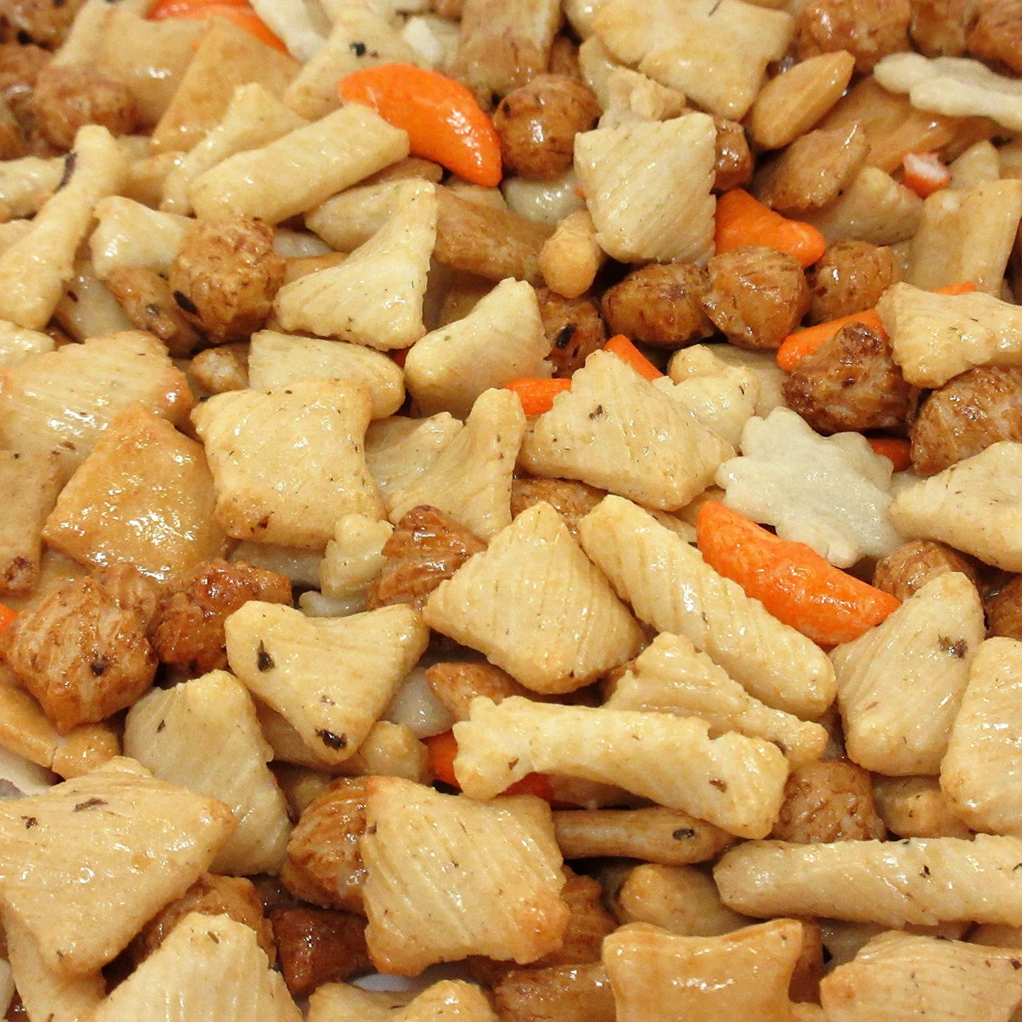 Party Rice Crackers Mix Bulk By Its Delish, 2 Lbs Bulk | Oriental Party Mix Crunchy Savory Snack