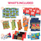 Healthy Snack Box Variety Pack Care Package (50 Count) Candy Gift Basket College Student Crave Food Box, Nutritious Bars Chips,