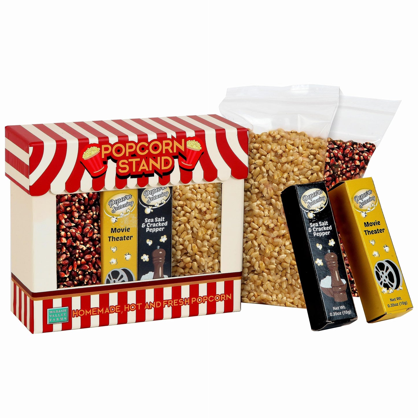 Wabash Valley Farms Movie Night Popcorn Gift Set - 1 Count - Popcorn Stand