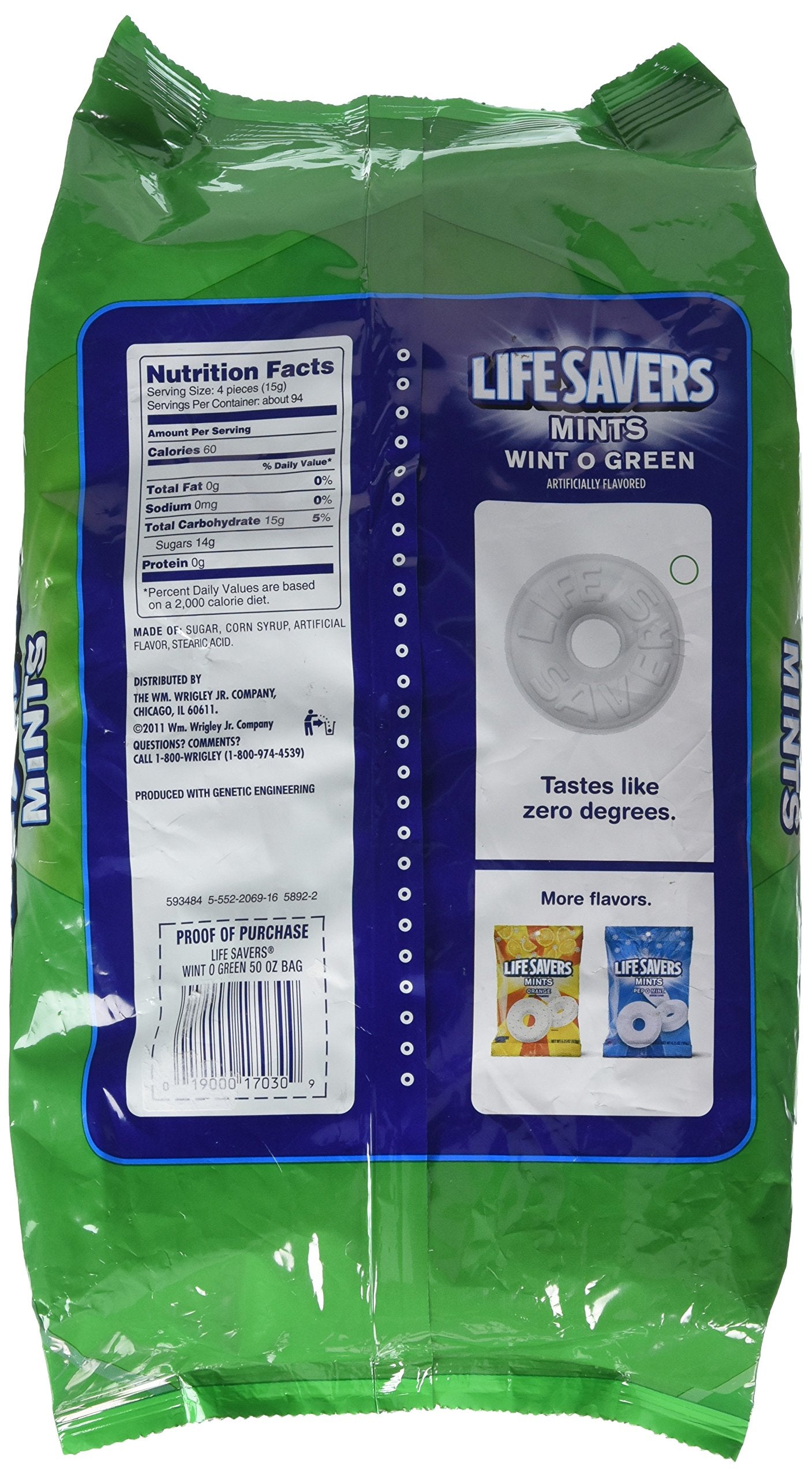 Life Savers Wint O Green Mints Bag - 3 Lb. 2 Oz.