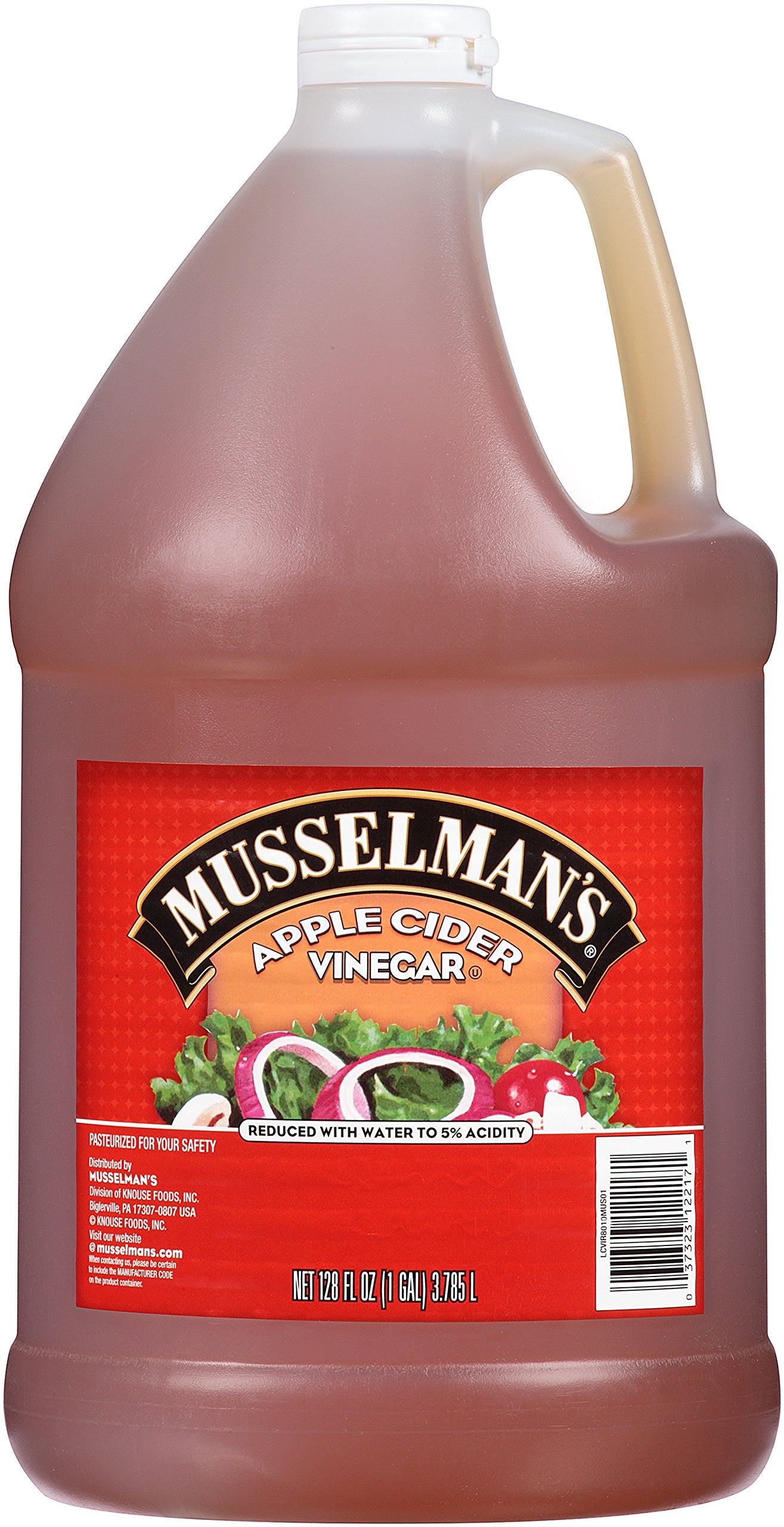 Musselmans Apple Cider Vinegar, 128 Fl Oz, Pack of 4