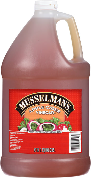 Musselmans Apple Cider Vinegar, 128 Fl Oz, Pack of 4