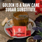 Lakanto Golden Monk Fruit Sweetener Packets - Zero Calorie Sugar Replacement, 30 Count, 3g Each, Ideal for Coffee and Desserts