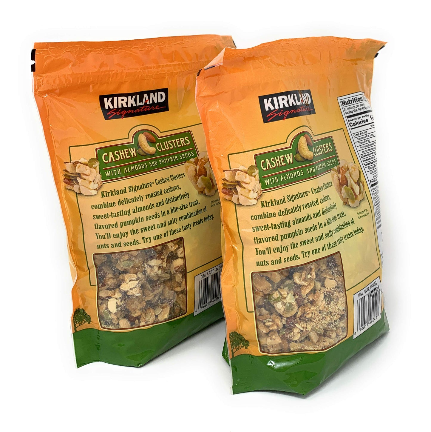 Kirkland Signature Cashew Clusters, 2 Lbs (2 Pack)
