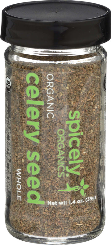 Spicely Organic Celery Seeds, Certified Gluten Free, 1.4 Oz Pack