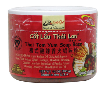 Quoc Viet Foods Soup Base, 10 oz jar (Thai Tom Yum, 3 Packs)