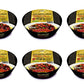 Paldo Jjajangmen King Instant Noodle Soup Bowl with Black Bean Sauce, 6 Pack, 40.2oz