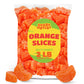 Orange Slices - 2 Pound Bulk Pack (About 65 Count) - Jelly Candy - Old-Fashioned Sweets
