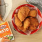 Louisiana Fish Fry Products Classic Fried Chicken Keto Seasoned Coating Mix – 5 Oz, Pack Of 6 – Bake, Deep Fry, & For Use In Air Fryer – Delicious & Crunchy Texture