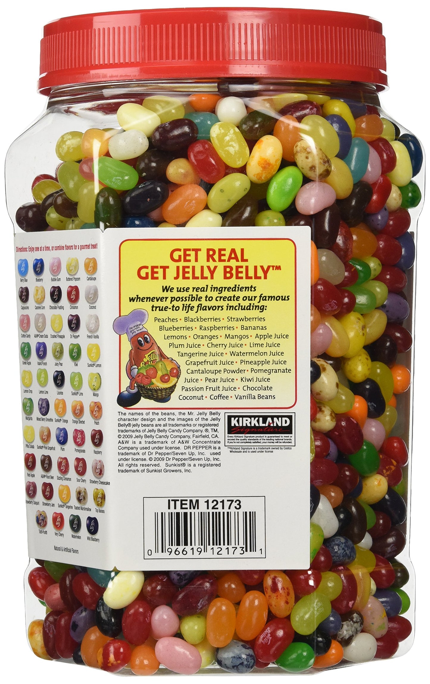 Kirkland Signature - Gourmet Jelly Beans, Blueberry, 128 Ounce, 4 Pound (Pack Of 2)
