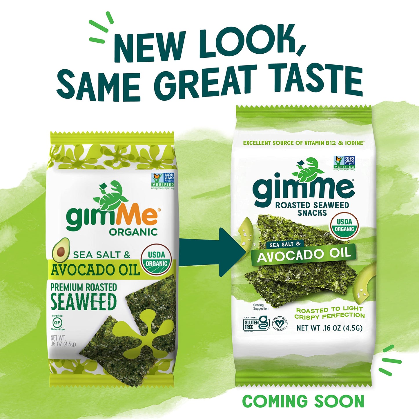 Gimme Seaweed - Sea Salt & Avocado Oil - 6 Count (5G)