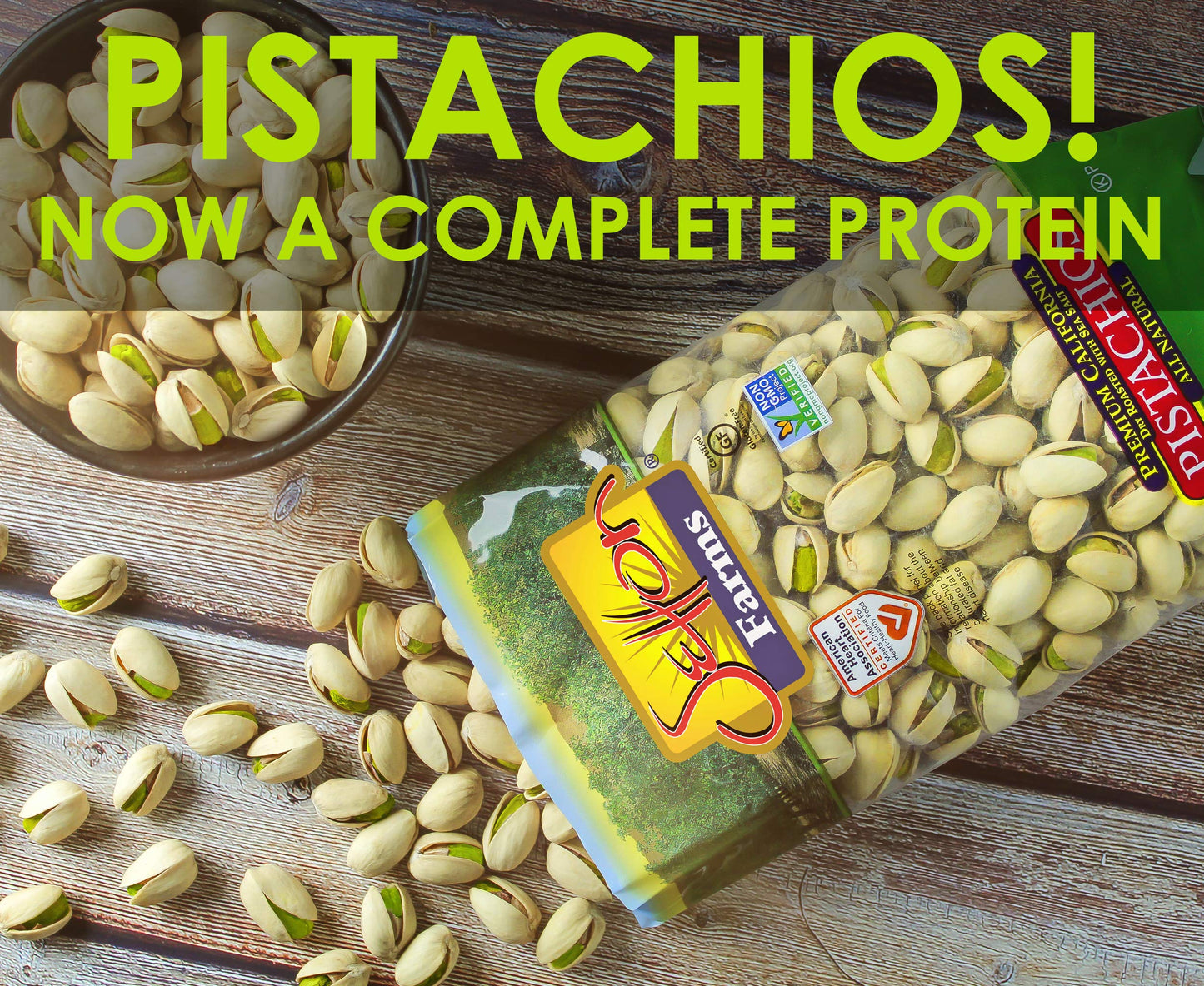 Setton Farms Dry Roasted And Salted Pistachios, Premium California In Shell Pistachios, 1 Pound Bag (16 Ounce), Certified Non-Gmo, Gluten Free, Vegan And Kosher