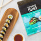 Oceans Halo Organic Sushi Nori Full Seaweed Sheets, Rich in Minerals Like Iodine, Vegan Friendly, USDA Certified Organic, Glute