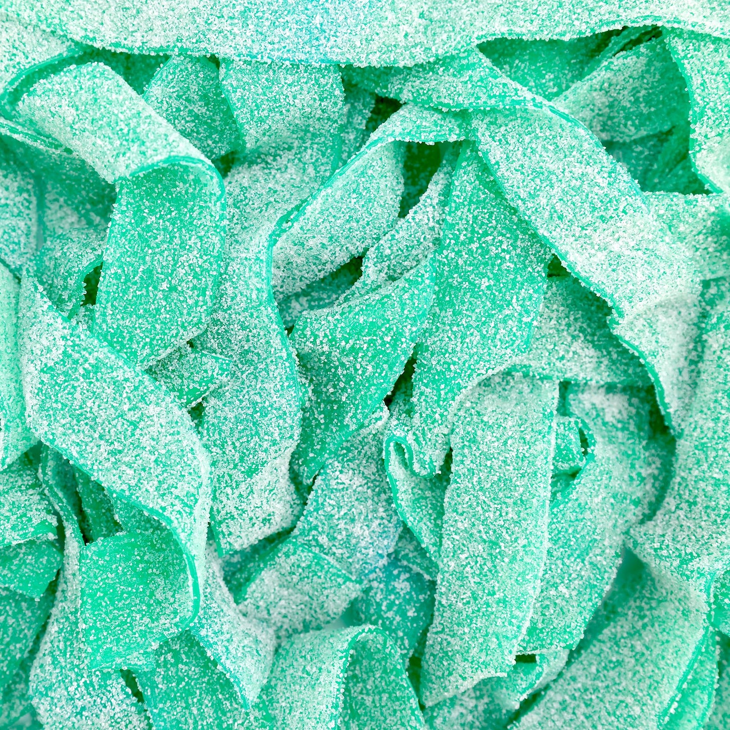 Sour Belts Candy Bulk - Green Apple Candy Layers - 1.3 Lb Sour Belts - Sour Rope Candy Ribbons - Green Sour Layers Belt Candy - Peanut Free - Great As Movie Theater Candy For Kids