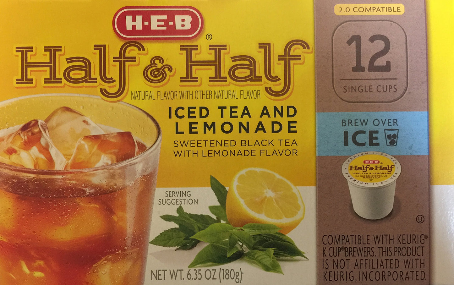 H.E.B. Half & Half Ice Tea And Lemonade Single Cups