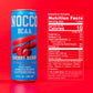 NOCCO BCAA Energy Drink Cherry Berry - 12 Fl Oz (Pack of 12) - 200mg of Caffeine  Sugar Free Energy Drinks - Carbonated & Low Calorie  BCAAs  Vitamin B6  B12  & Biotin - Grab & Go Performance Drink