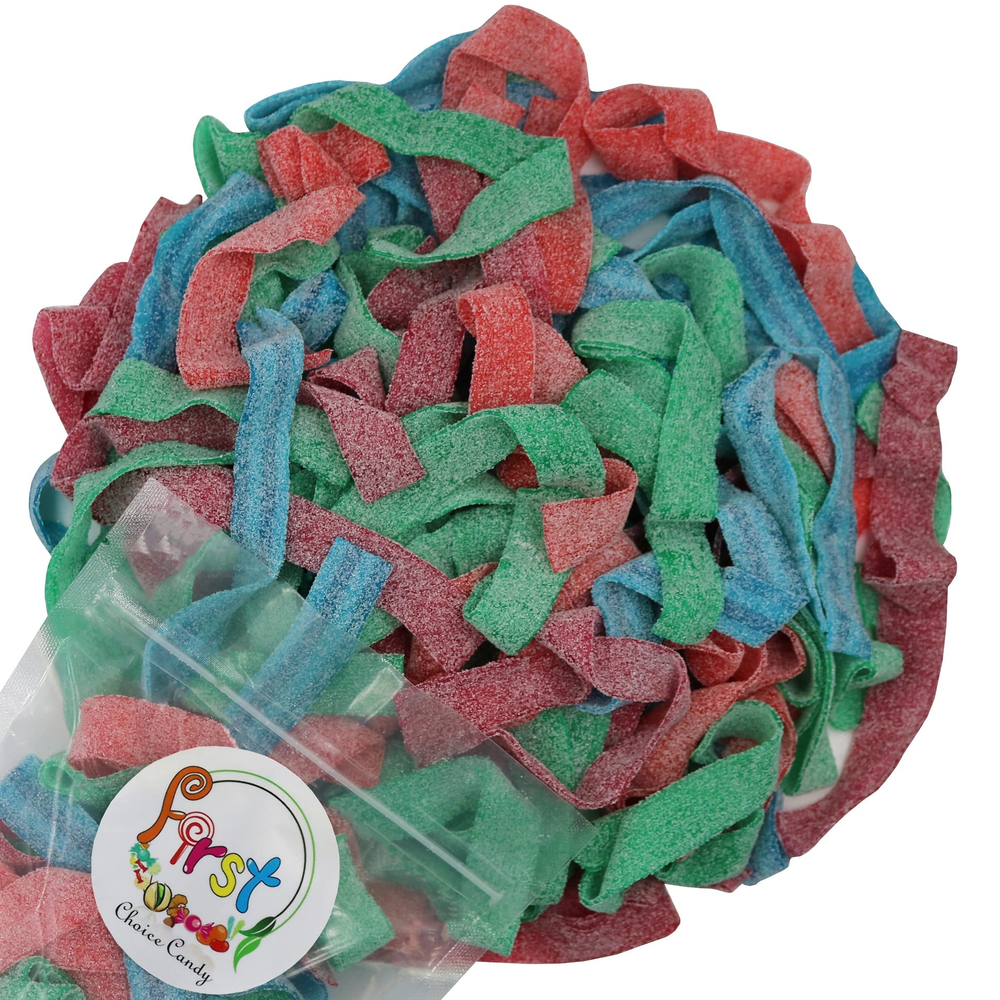 All Color Sour Gummy Belts (Assorted Flavor, 2 Lb)