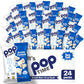 Poptime Sea Salt Popcorn Bags Individual Servings - Gourmet Popcorn Individual Bags, Healthy Snack Popped With Heart-Healthy Avo
