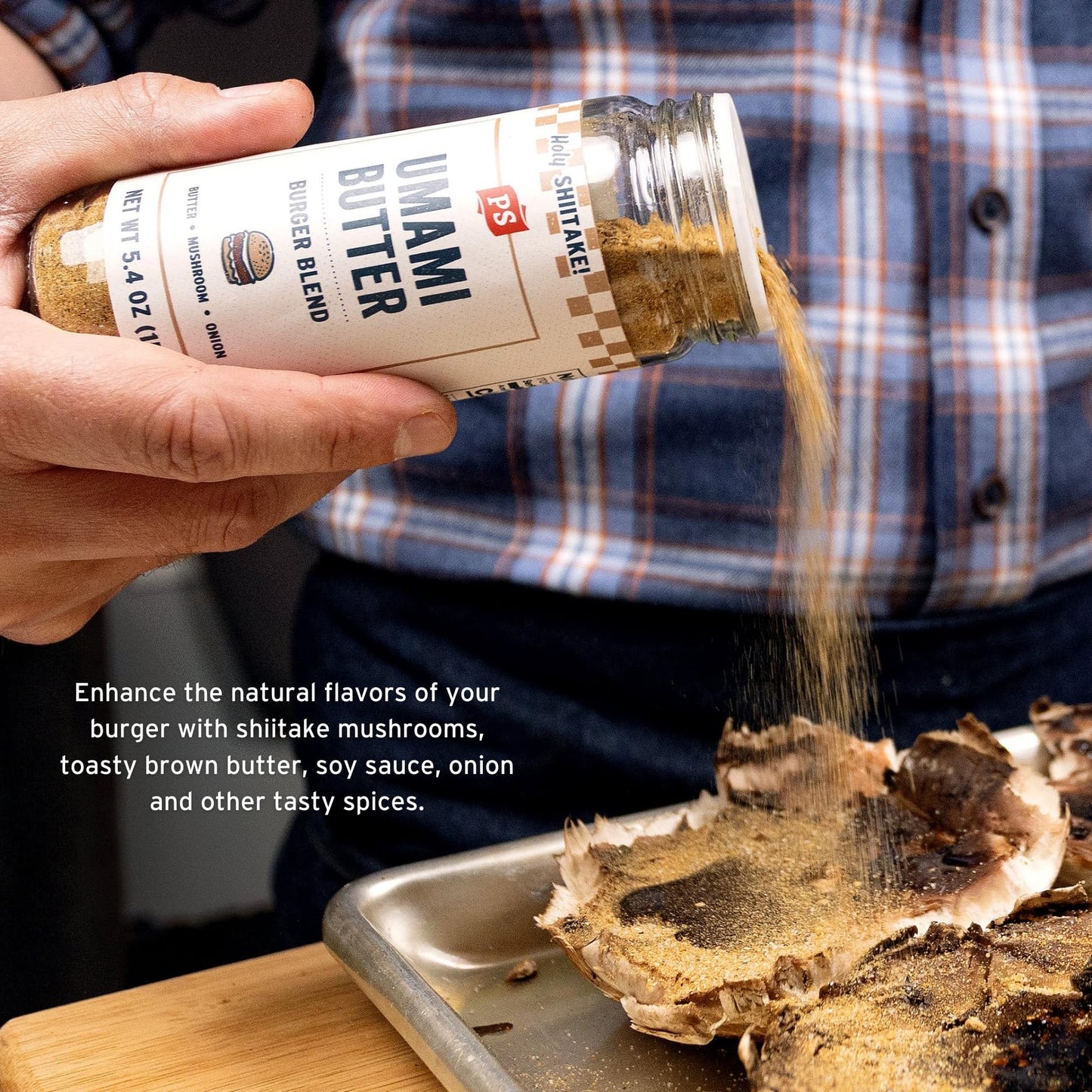 Ps Seasoning Umami Butter Burger Seasoning - All-Purpose Rub, Smash Burger And Steak Seasoning For Grilling, With Mushroom, Onions, Butter - Spice Rub Blend For Patties, Steaks, Chicken, Veggies, 5.4 Oz
