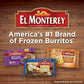 El Monterey Beef & Bean Burritos, 32 Oz, 8 Count (Frozen)