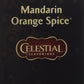 Celestial Seasonings Mandarin Orange Spice Herbal Tea 25 Tea Bags
