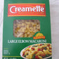 Creamette Large Elbow Macaroni Noodles 1# Three (3) Boxes