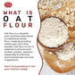 Spicy World Whole Grain Oat Flour - Non-GMO, 64 Ounce (4 Pound) Bag