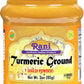 Rani Turmeric Root Powder Spice, High Curcumin, 3oz PET Jar, All Natural, Vegan, Gluten Friendly, NON-GMO, Indian Origin