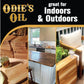 Odie'S Oil        Universal Finish For Wood        Leather        Plastic        Vinyl        Metal And More        9 Ounce Glas