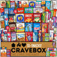CRAVEBOX Snacks Box Variety Pack Care Package (55 Count) Halloween Treats Gift Basket Boxes Pack Adults Kids Grandkids Guys Girl