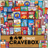 CRAVEBOX Snacks Box Variety Pack Care Package (55 Count) Halloween Treats Gift Basket Boxes Pack Adults Kids Grandkids Guys Girl