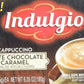 Indulgio Cappuccino Single Serve Cups, White Chocolate Caramel, 12 Count for Keurig K-Cup malt-inspired