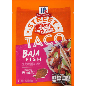 Mccormick Street Taco Baja Fish Seasoning Mix, 0.75 Oz