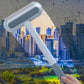 Window Screen Cleaning Brush- Magnetic Screen Door Mesh Brush, 4 In 1 Window Washer Squeegee Kit, Window Cleaner Squeegee, Windo