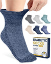Pembrook Diabetic Socks Women - Neuropathy Socks For Men  Diabetic Socks For Men 9-12  Diabetic Socks For Women Size 6-9  Diabet